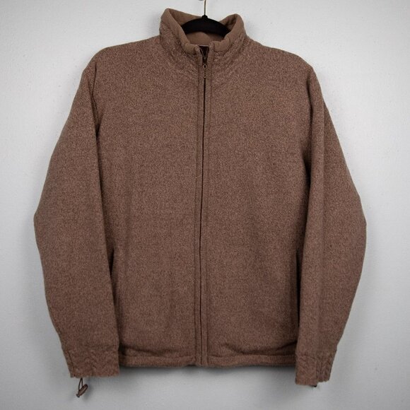 CarraigDonn wool tan zip up jacket-S - Picture 1 of 7